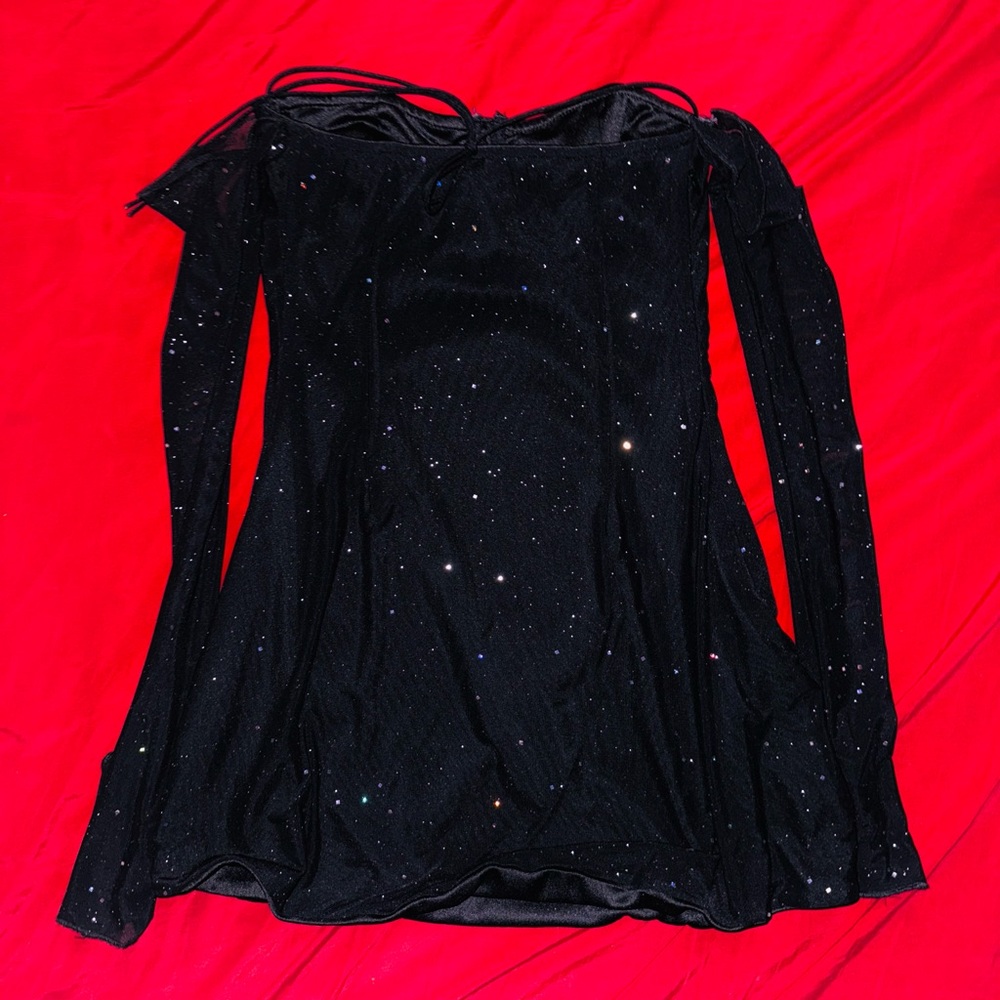 Parthea Sparkle Mini Dress - Picture 7 of 9